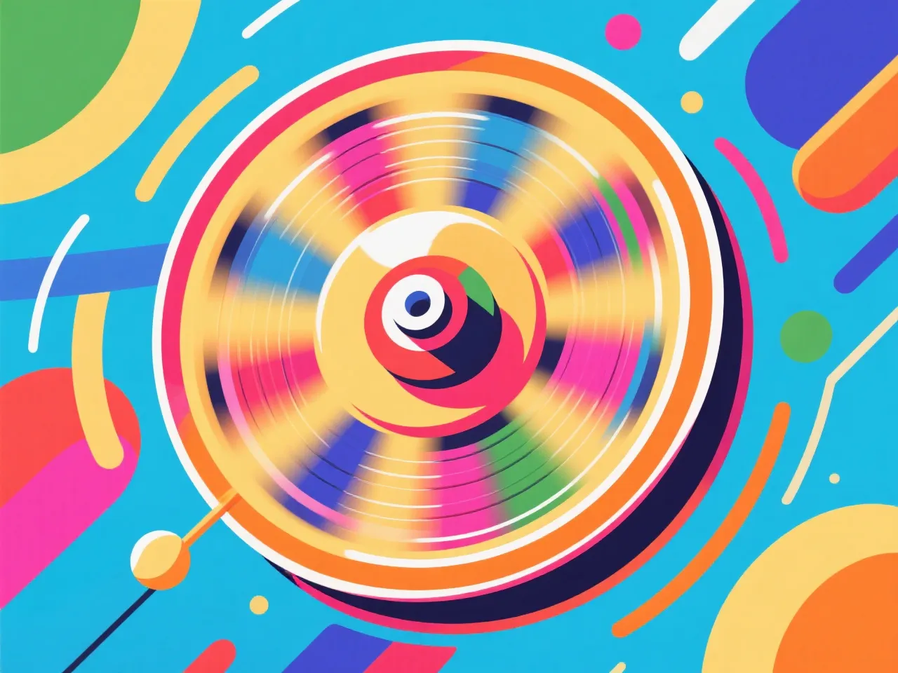 动态转轴风格娱乐视觉效果